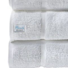 beautiful white hotel bath towel 100% cotton