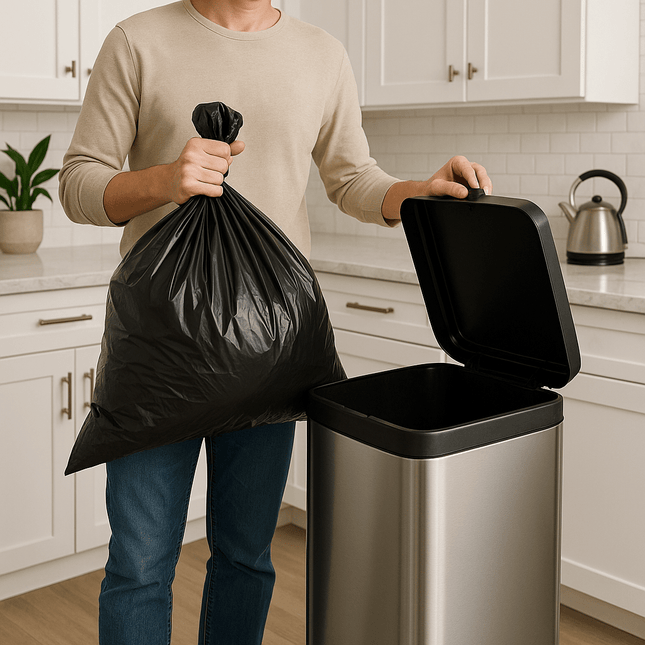 Black Trash Bag 40" x 46"-1.5 MIL- 100 / CASE
