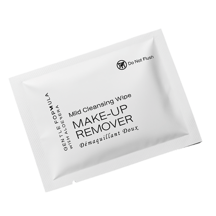 Standard Makeup Remover Wipe–7.87"x 5.62"-500/CASE