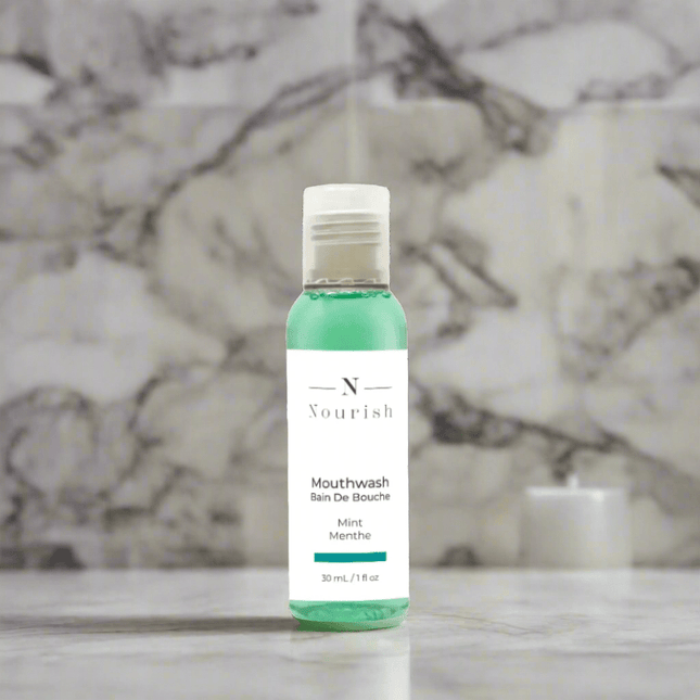 Nourish Mint Mouthwash – 0.75 oz / 22 ml - 200 / CASE