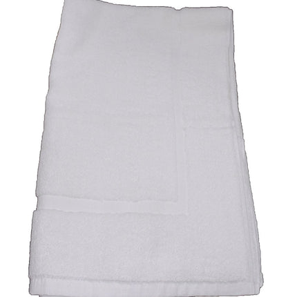 Pinnacle White Hotel Bath Mat 22"x34"-9.5 lb.-744 gsm-100% Cotton-12 / EACH