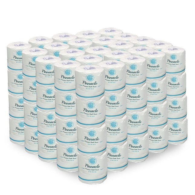 Pinnacle Virgin 2 Ply Toilet Paper-400 Sheets / 96 Rolls