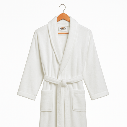 Terry Cloth 100% Cotton-12 oz.-48"x60" Hotel Bath Robe