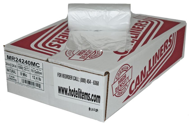 Can Liner 24" x 24"-8 MIC- 1000 / CASE