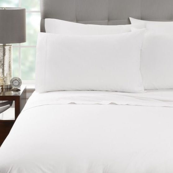 Millennium T-250 (Fresh White) King Duvet Cover 108"x94"-60/40 Cotton Rich Blend-1/EACH