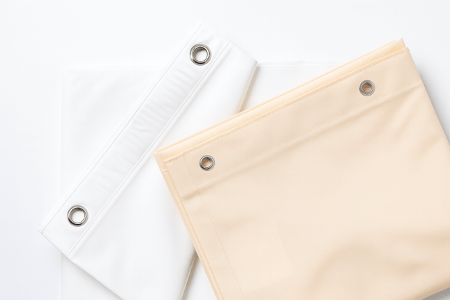 White Vinyl Shower Curtain-72"x72"-6 Gauge-1 / EACH