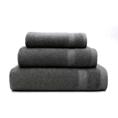 grey hotel towel samples set