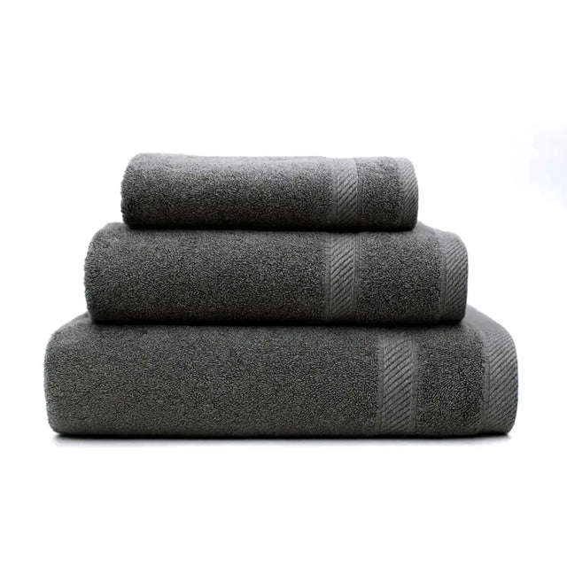 grey hotel towel samples set