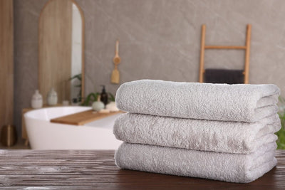 a set of three Premium Hotel Bath Towels