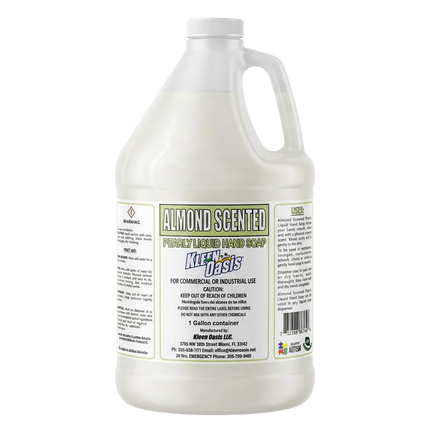 Kleen Oasis Pearl White Almond Hand Soap - Gallons - 128 oz - 4/CASE