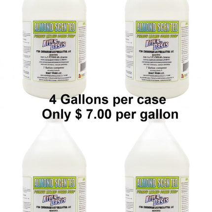 Jabón de manos Kleen Oasis Pearl White Almond - Galones - 128 oz - 4/CAJA