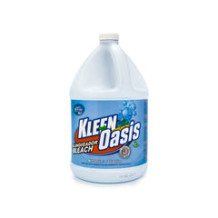Kleen Oasis bleach bottle on a white background