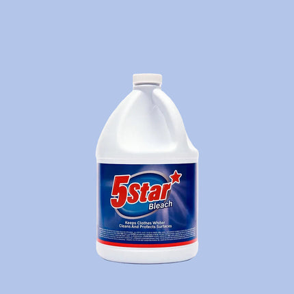 5 Star Bleach bottle on a white background