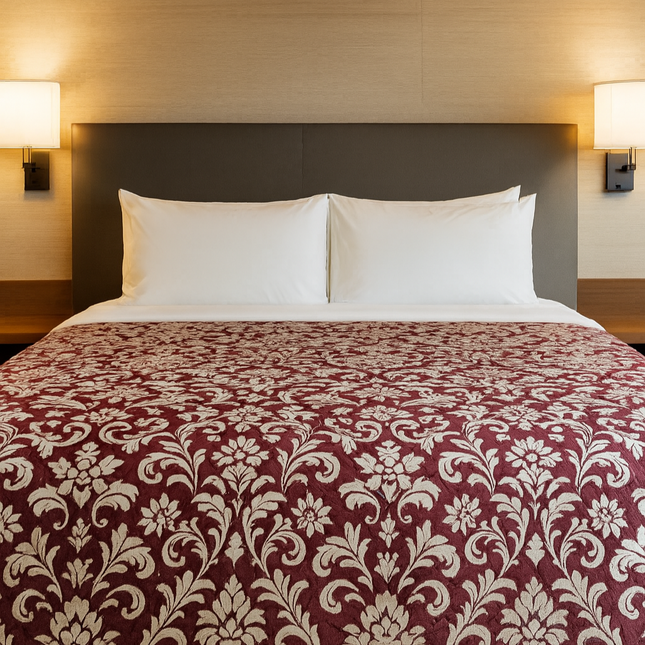 Martex Mainspreads Vienna Chianti Twin Size Bedspread-81"x110"-5 oz. fill-1 / EACH
