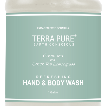 Terra Pure Green Tea Body Wash Gallons - 128 oz / 3.78 L -4 / CASE