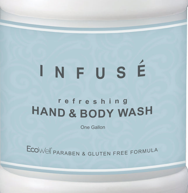 Infuse White Tea & Coconut Body Wash Gallons - 128 oz / 3.78 L- 4 / CASE