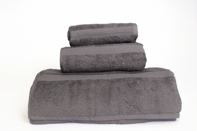 Oxford Imperiale Charcoal Grey Towel Sample Set