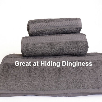 Oxford Imperiale Charcoal Grey Towel Sample Set