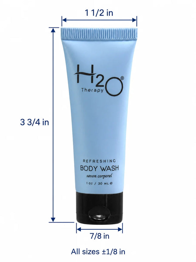 Gel de ducha H2O Therapy – 28 g / 1 oz - 300 unidades / caja