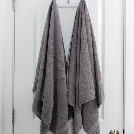 Oxford Imperiale Charcoal Grey Bath Towel 27''x50''- 13.55 lb.-588 gsm-100% Cotton-12 / EACH