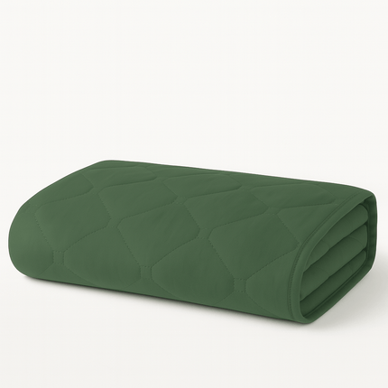 Martex Mainspreads Forest Green Queen Size Bedspread-100"x118"-5 oz. fill-1 / EACH