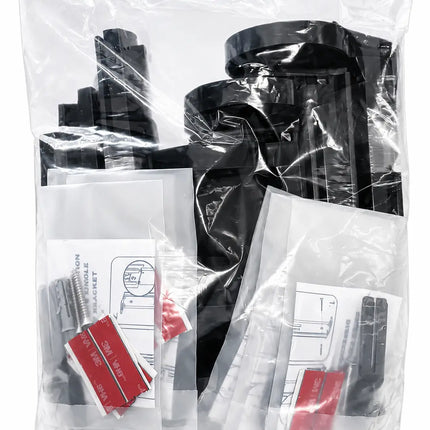 Classic Single Liquid Soap Dispenser - Black ABS Polymer - 24 BRACKETS