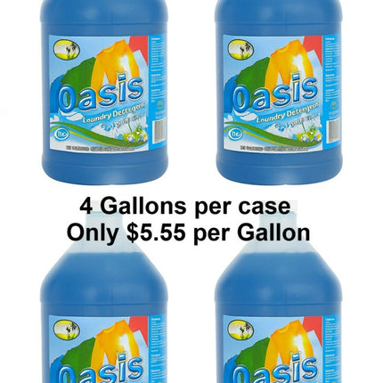 Detergente para ropa Oasis Clean - Galones - 128 oz - 4/CAJA