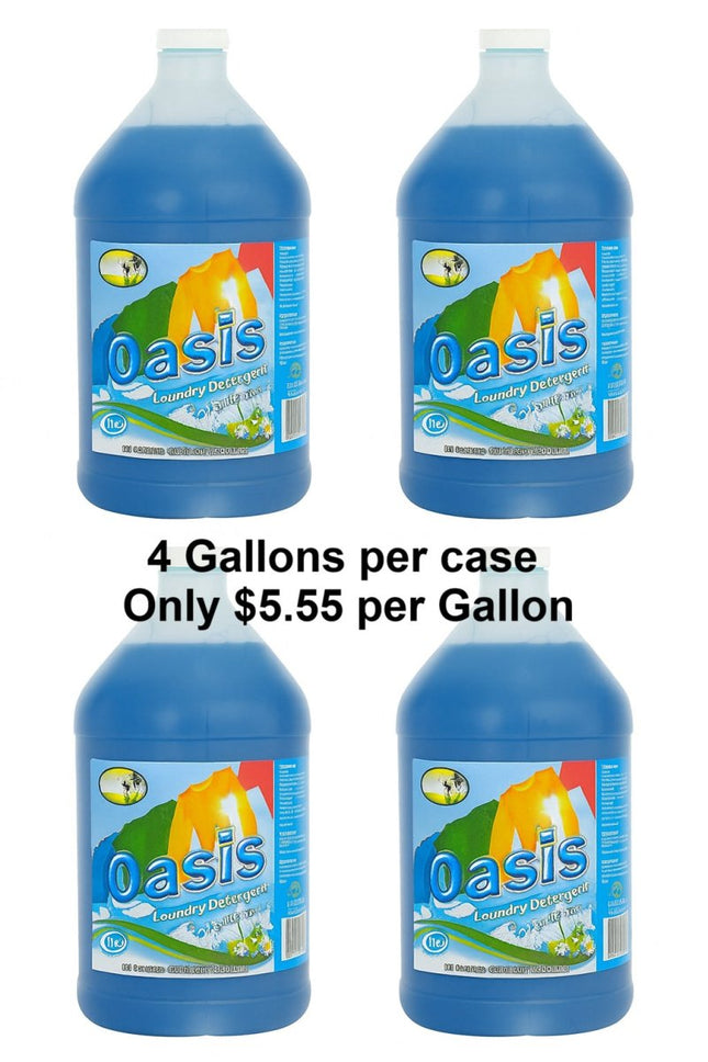 Detergente para ropa Oasis Clean - Galones - 128 oz - 4/CAJA