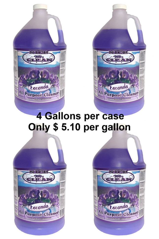 Limpiador de lavanda Nice &amp; Clean - Galones - 128 oz - 4/CAJA