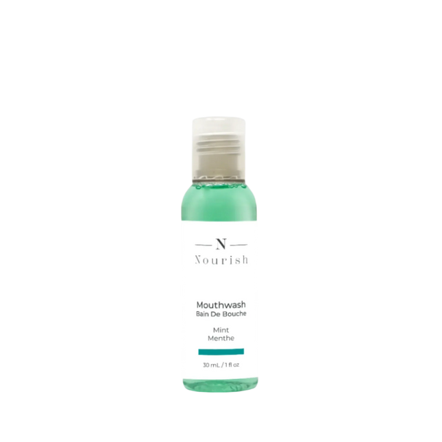 Nourish Mint Mouthwash – 0.75 oz / 22 ml - 200 / CASE