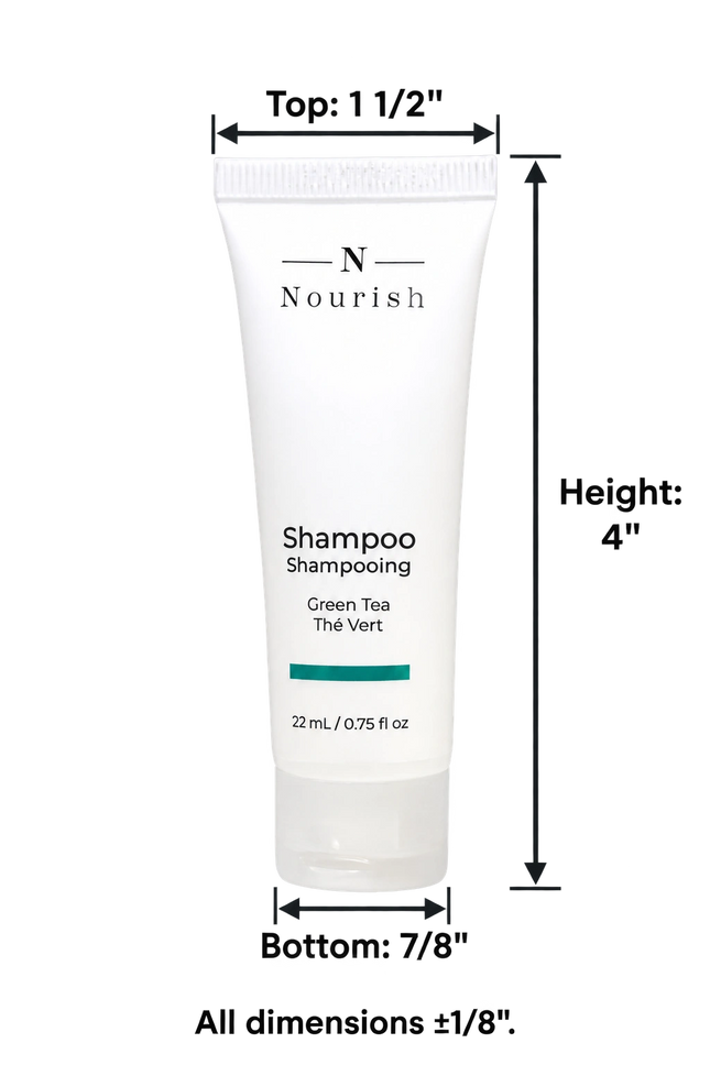 Champú Nourish Spa – 22 ml / 0,75 oz - 200 unidades / caja