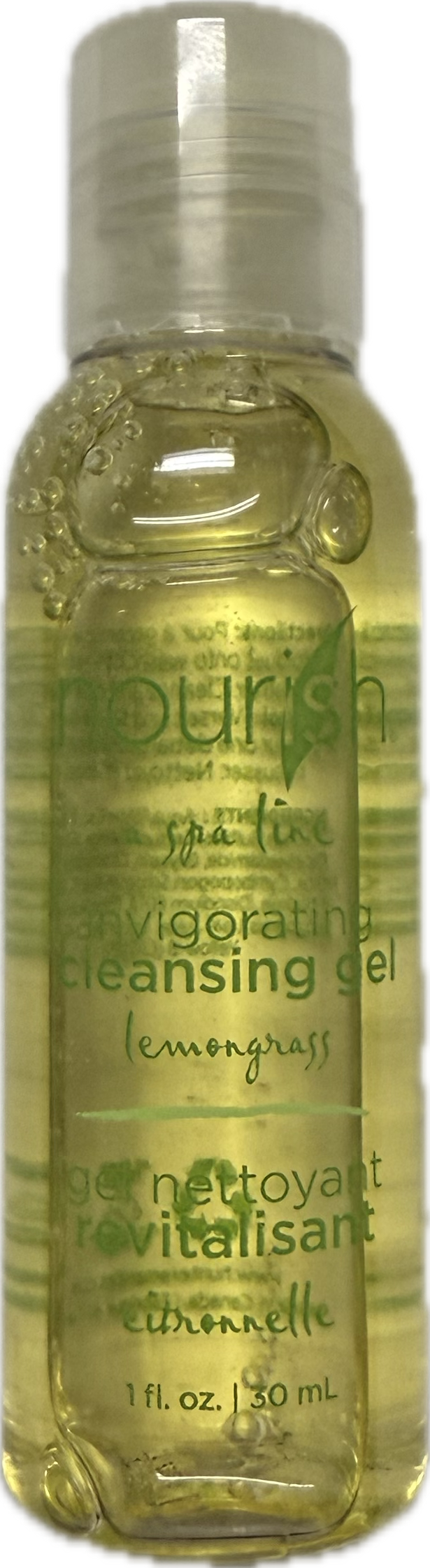 Nourish lemongrass bath gel 1 oz - 200/CASE