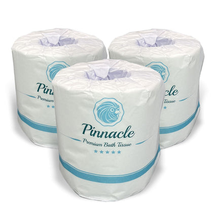 Pinnacle Virgin 2 Ply Toilet Paper-400 Sheets / 96 Rolls