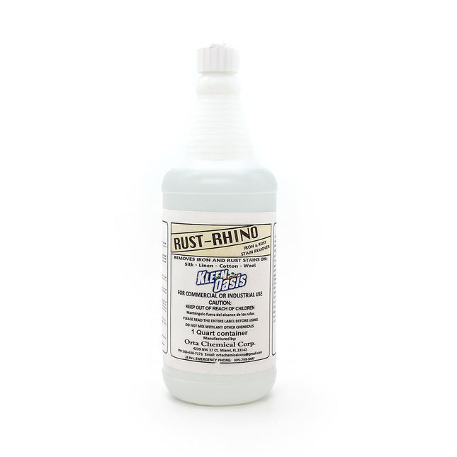 Rust-Rhino bottle, remover of iron and rust stains