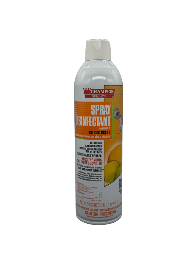 Champion Spray Disinfectant Citrus Aeresol 17 oz Can - 12 / CASE