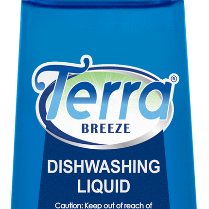 Terra Breeze Blue Dishwashing Liquid Soap 1.6 oz. / 50 ml-144 / CASE