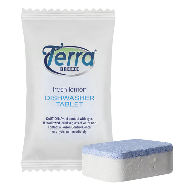 Terra Breeze Dishwasher Detergent Tablet .7 oz. / 20 g-200 / CASE