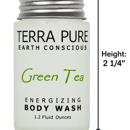 Gel de ducha Terra Pure de té verde – 35 ml / 1,2 oz - 300 unidades / caja