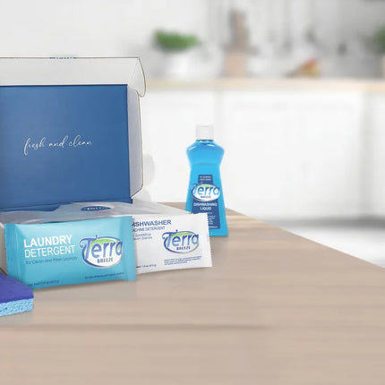 Terra Breeze EcoBox Detergent Amenity Kit - 20 Kits