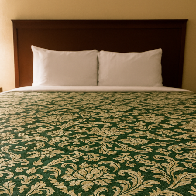 Martex Mainspreads Vienna Forest Green Full Size Bedspread-96"x116"-5 oz. fill-1 / EACH