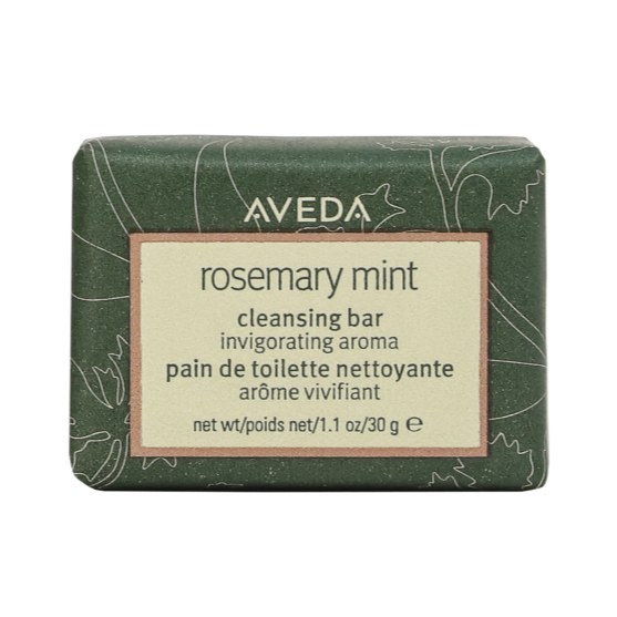 Aveda Rosemary Mint Facial Soap Bar offers a refreshing cleanse with natural rosemary and mint extracts for invigorated skin.