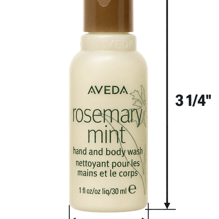 Aveda Rosemary Mint Bath Gel - 1 oz / 30 ml-200 / CASE