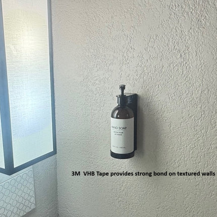Onyx Single Liquid Soap Dispenser - Black ABS Polymer - 6 BRACKETS