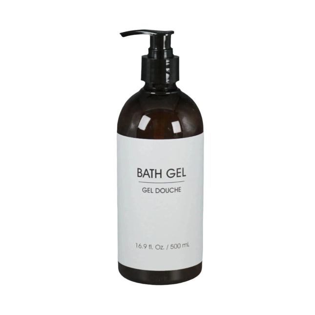 Refillable Bath Gel Pump Bottle - 16.9 oz / 500 ml - 10 / CASE