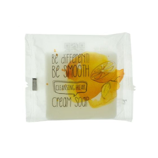 Be Different Bath Soap - 0.70 oz features vibrant, eco-friendly packaging and a refreshing fruity fragrance for guests.