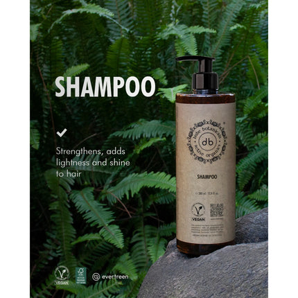 Bube Botanicals Shampoo pump bottle, 12.8 oz / 380 ml, rosemary & thyme, vegan
