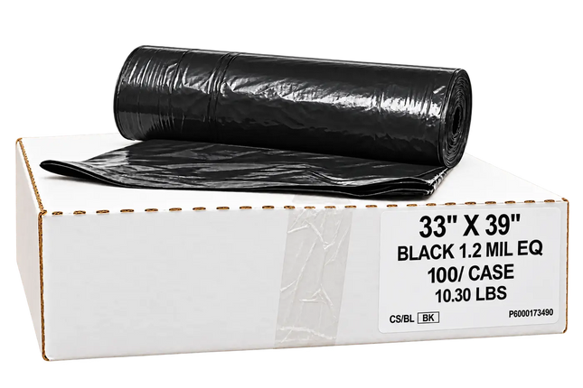 Can Liner 33" x 39"-1.2 MIL- 100 / CASE
