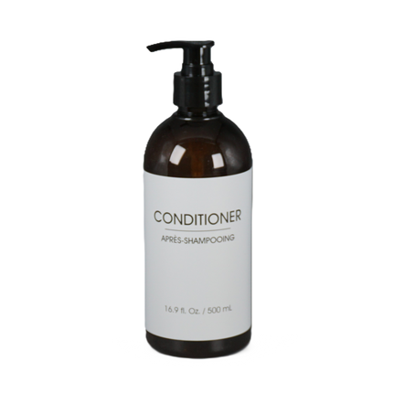 Refillable Conditioner Pump Bottle - 16.9 oz / 500 ml  - 10 / CASE