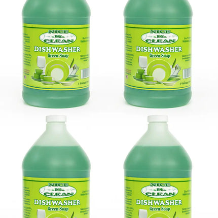 Detergente líquido para platos Nice &amp; Clean - Galones - 128 oz - 4/CAJA