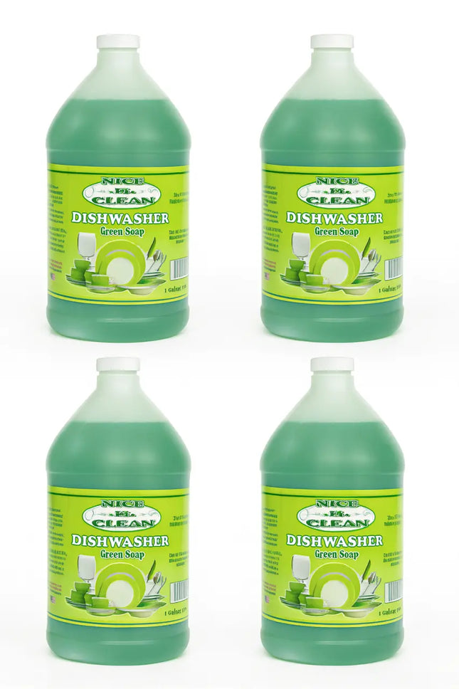 Detergente líquido para platos Nice &amp; Clean - Galones - 128 oz - 4/CAJA